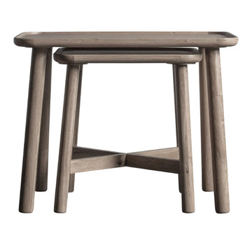 Gallery Kingham Grey Oak Nest of Tables